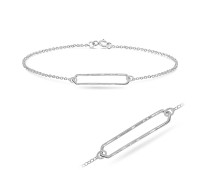 Plain Silver Bracelet BRS-215